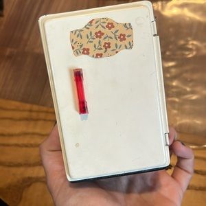 Vintage 1960s? Tin dollhouse fridge